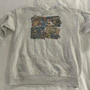 Winnie the Pooh distressed sweatshirt